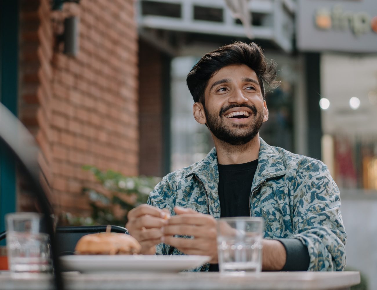 Kishen Das wearing bespoke bomber jackets crafted by Design with Saa.  Photographed by Shweta Balaji and Ajith Sundararajan